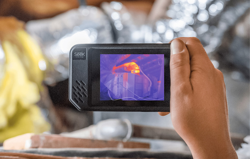 Auch kompakte IR-Kameras können inzwischen relativ gute Bildqualitäten liefern.