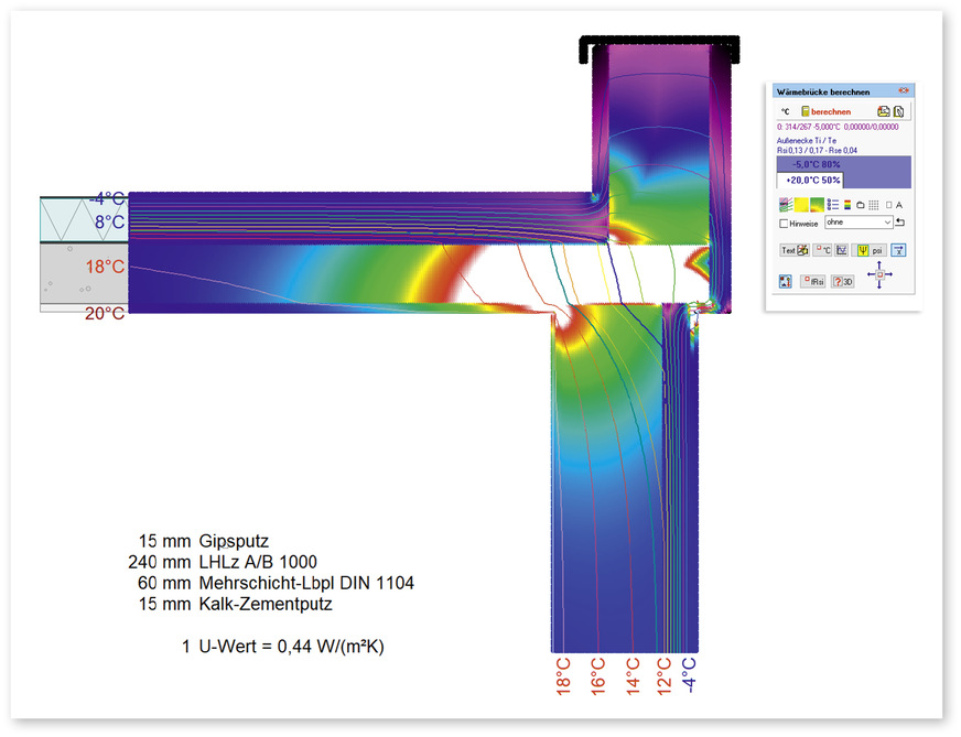 Mithilfe detaillierter Analysen lassen sich Problemzonen in der Gebäudehülle besser einschätzen.