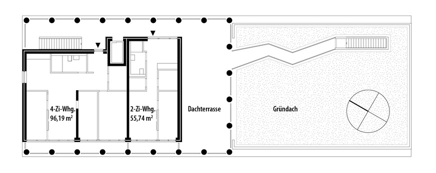 3 Grundriss Dachgeschoss, M 1:300