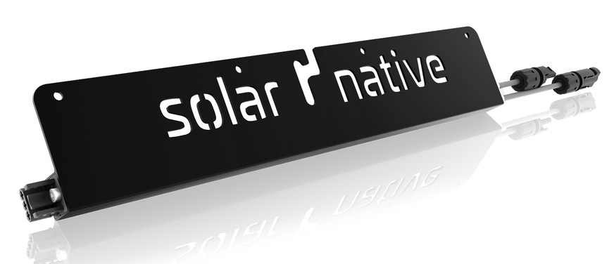 Solarnative punktet mit Mikro-Wechselrichtern.