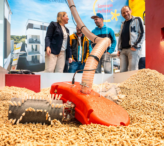 Pellets-Entnahmesystem Maulwurf E2