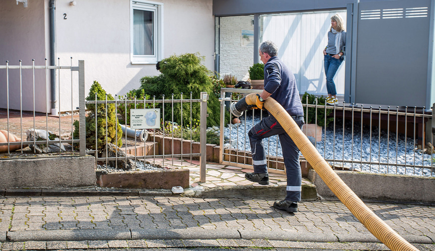 Der Weg zum Brennstofflager sollte für den Pelletslieferanten gut zugänglich sein.