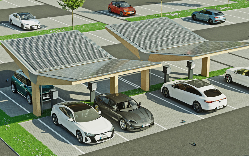 Generell setzen die Heinrich-Meyer-Werke beim Bau der Carports auf eine Holzunterkonstruktion. Sie ist haltbarer als allgemein vermutet.