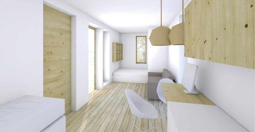 Funktionaler Grundriss und nachhaltige Baustoffe prägen den Innenraum – wie’s wohl gebaut aussieht?