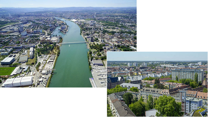 Bis 2023 müssen größere Kommunen im Südwesten wie Lörrach (oben) oder Karlsruhe (rechts) einen kommunalen Wärmeplan aufstellen. In Planungskonvois können kleinere Kommunen die Kapazitäten bündeln.