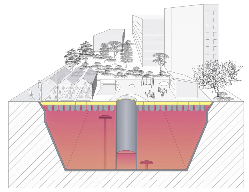 Das Projekt giga_TES hat Speicherabdeckung Floating Cover 2.0 entwickelt. Sie lässt sich je nach Auslegung befahren und überbauen.