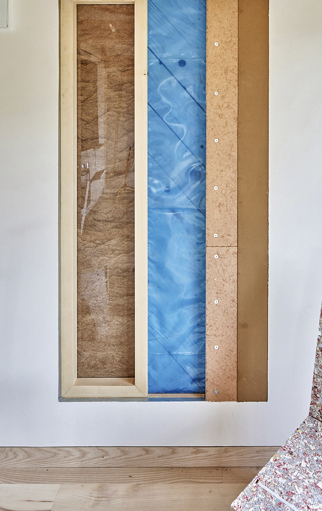 4 Fenster zum Wandaufbau: Für die Konstruktion und den Ausbau wählte das Team RoofKIT keinerlei Verbundbaustoffe und Kleber – alle Verbindungen sind lösbar.