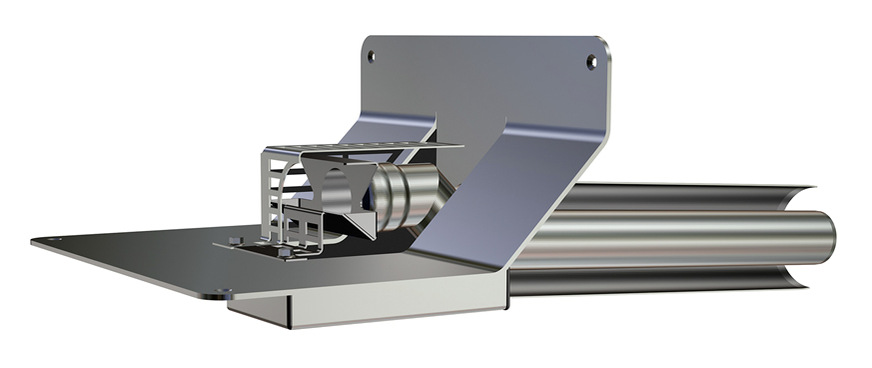 Der Einbau der Haupt-Not-Kombi-Systeme erfordert bei der Attika keine zusätzlichen Aussparungen.