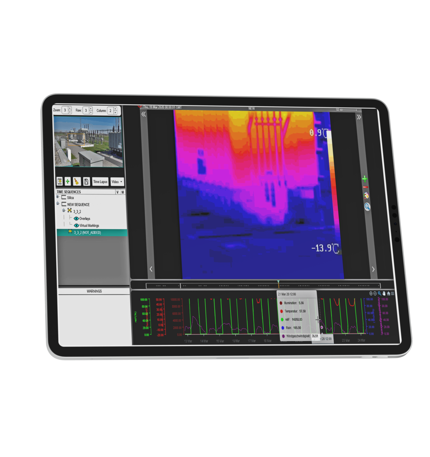 SPIE überwacht Umspannwerke auch per Wärmebild­kamera.
