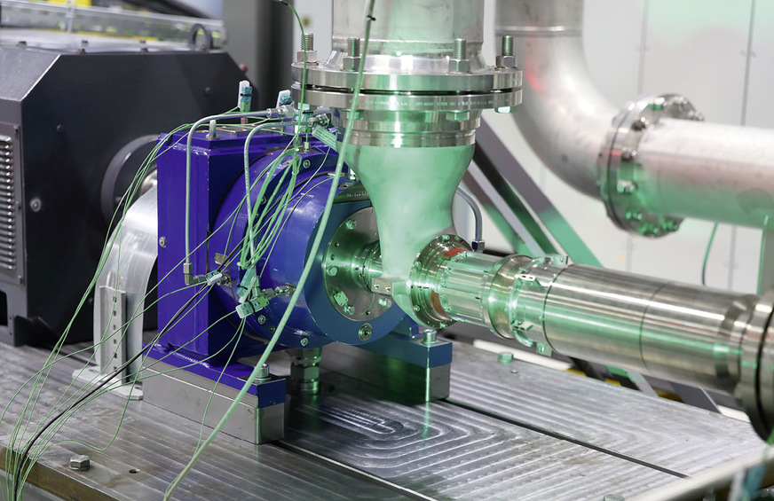 Power-to-Heat: Der Verdichter der Wärmepumpe in Cottbus läuft mit überschüssigem Ökostrom.