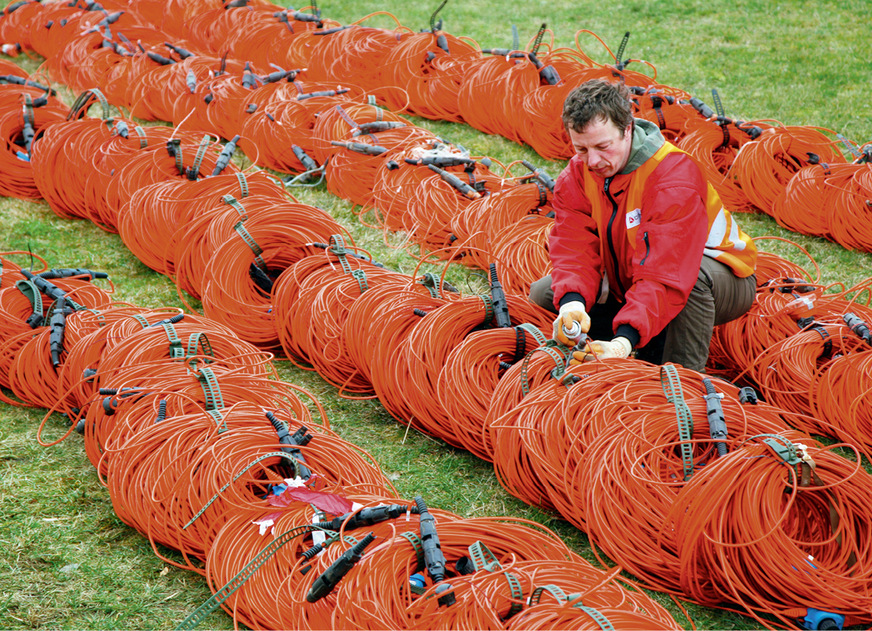 Messkabel für seismische Messung