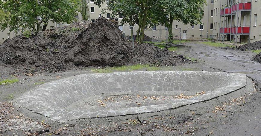 Umgestaltung des Wohnumfelds im KlimaQuartier Lutherviertel Halle