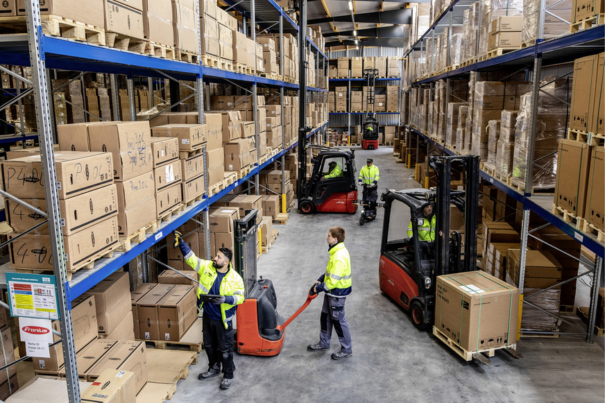 Die Prozesse zur Verwaltung und Auslieferung der Ware sind bei EWS voll digitalisiert.