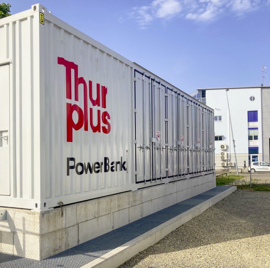 Die ganz großen Speicher übernehmen immer öfter die Stabilisierung des Netzes, wie hier in der Schweiz. Der ­Versorger Axpo hat die Anlage von Intilion in Frauenfeld im Kanton Thurgau zu diesem Zweck gebaut.