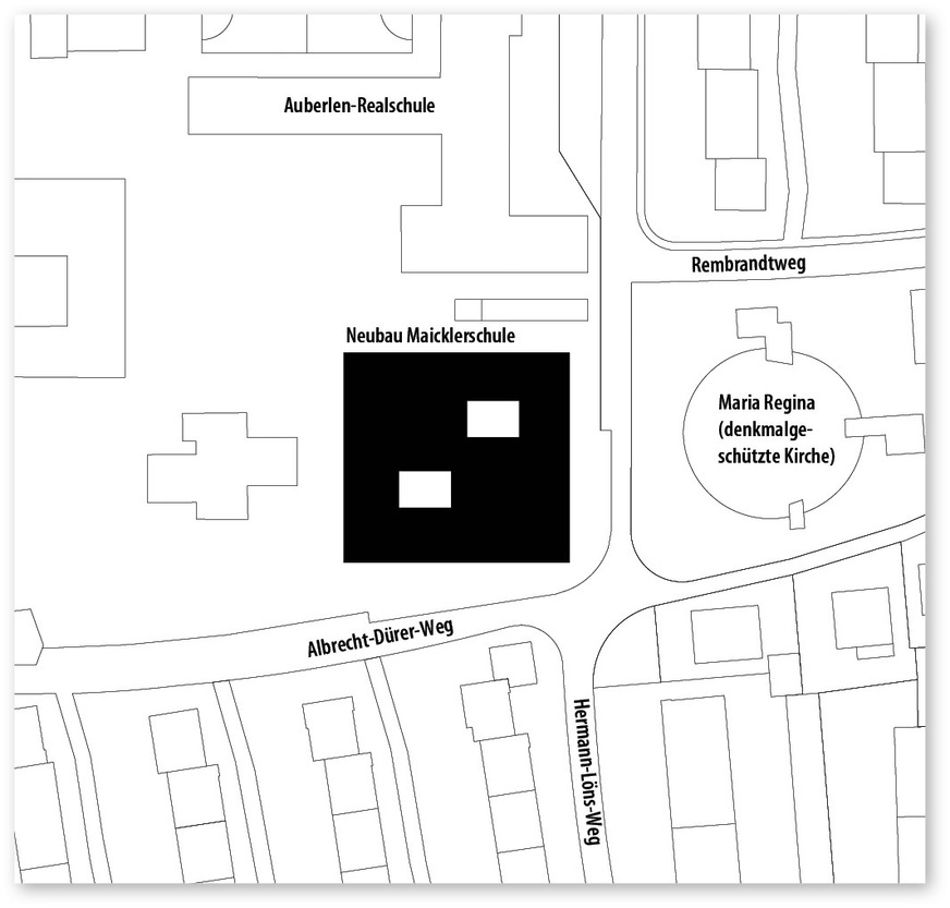 2 Lageplan, M 1:2000