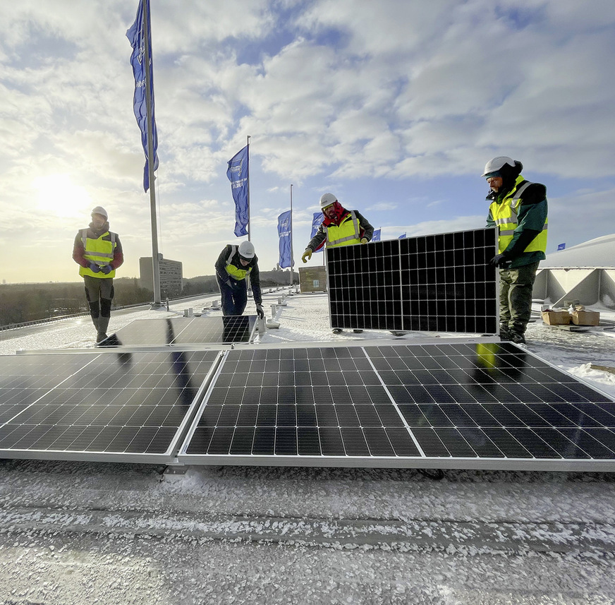 Aufgrund des hohen Strombedarfs des Olympiastadions wird nahezu der ganze Solarstrom selbst genutzt.