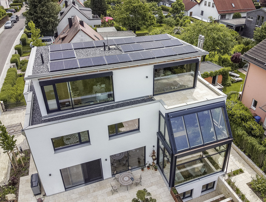 Typisches Gebäude, das mit Picea-System versorgt wird.