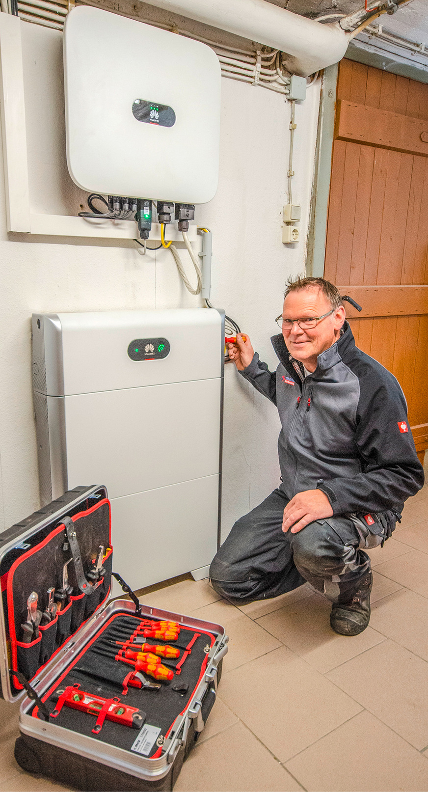 Der modular aufgebaute Luna 2000 kann pro Leistungsmodul auf bis zu 15 Kilowattstunden erweitert werden.