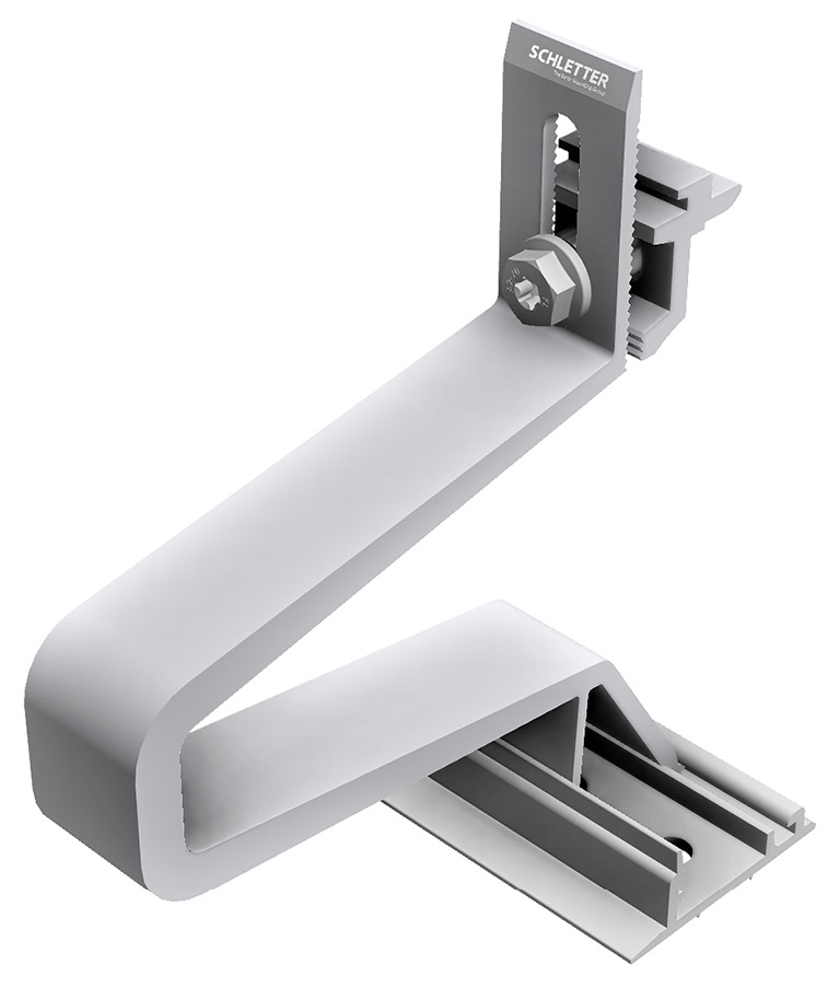 Mit dem neuen Dachhaken für das Proline-System vereinfacht und beschleunigt Schletter die Montage.&nbsp;