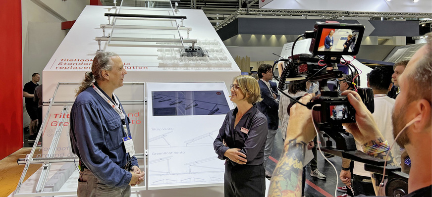 Das neue Dome 6 stand im Mittelpunkt der Präsentation von K2 Systems in München.