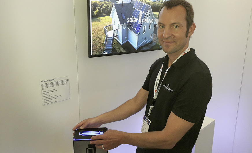 Zukunftsmusik für 2023 oder danach: kleines Batteriesystem von Solarnative speziell für Balkonanlagen.
