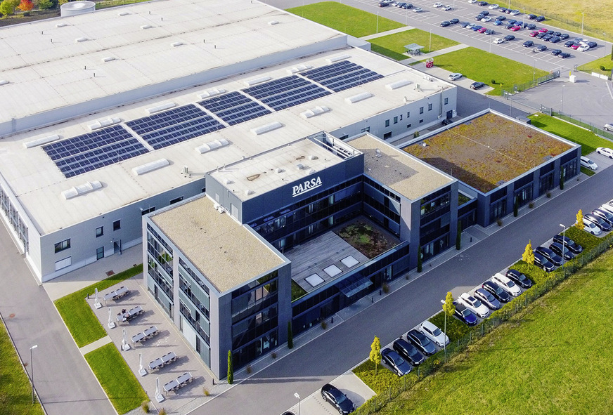 Die Eigenstromanlage für die Firma Parsa in Sinsheim.