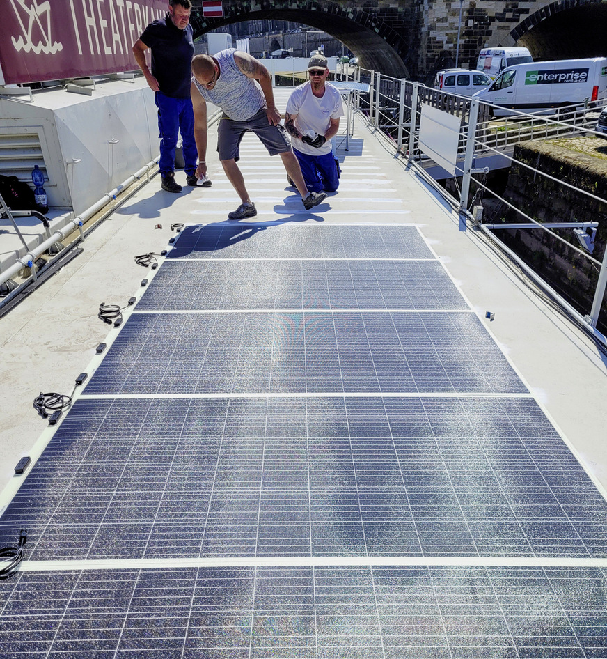 Die Module liefern 22.750 Kilowattstunden Strom.