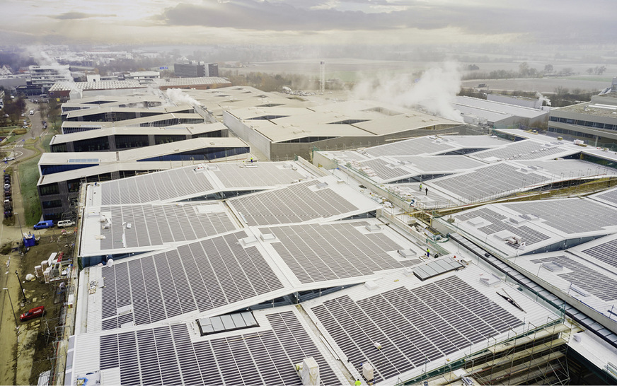 Die Anlage bei Trumpf leistet 1,14 Megawatt.