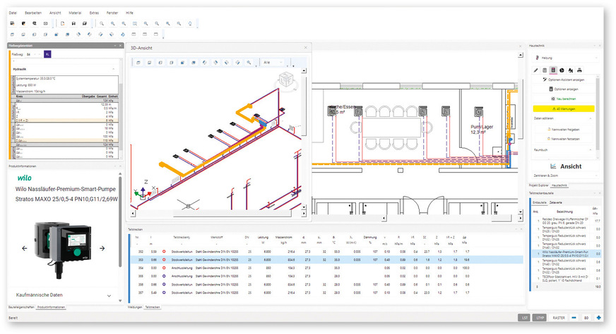 Bei Dendrit verbessern zwei- und dreidimensionale Übersichten die Übersicht.