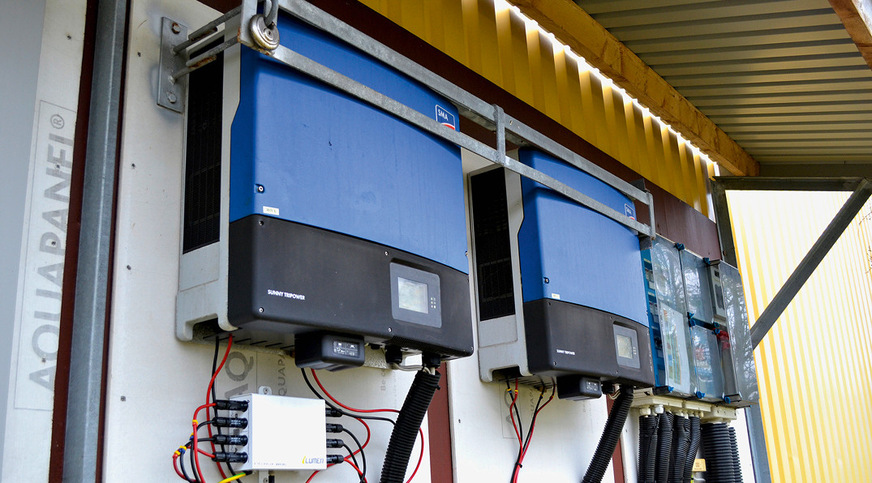 Diese Wechselrichter sind gut gegen Langfinger geschützt.