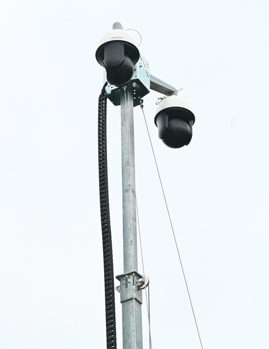 Die Videoüberwachung stellt den Schutz der Anlage sicher. Attrappen helfen nicht weiter. Denn den Schwindel erkennen Diebe schnell.