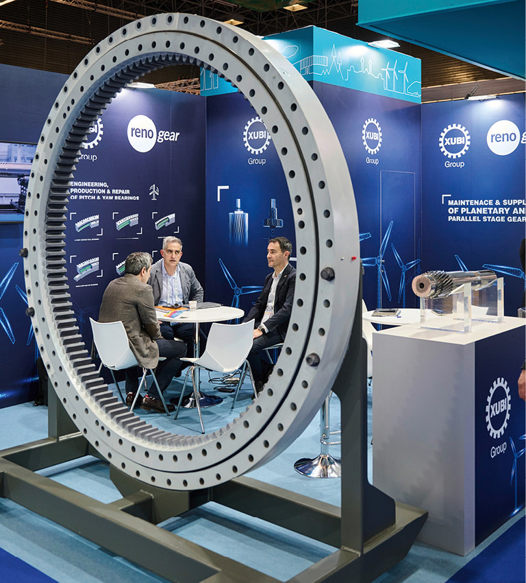 Runde Sache: Lagerzulieferer auf der Wind Europe