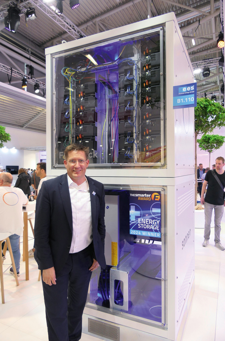 Sonnen-Chef Oliver Koch: Auch seine Firma bietet immer größere Lösungen an.