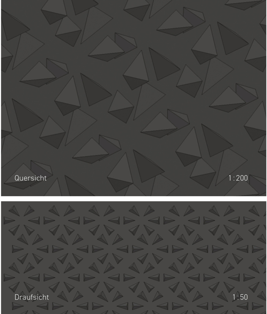 Damit der Kunststoffträger nicht verrutscht, ist seine Unterseite strukturiert. Das gibt mehr Grip auf dem Dach.