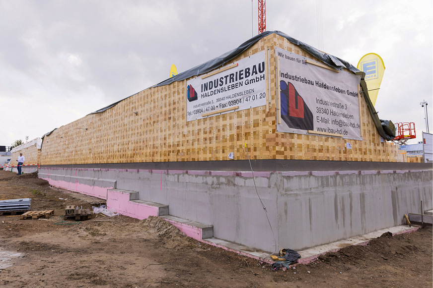Das rückbaubare Holz-Massivbausystem könnte auch für weitere Edeka-Supermärkte infrage kommen, wenn die abschließende Analyse positiv ausfällt.