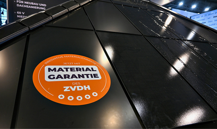 Die innovative Materialgarantie bietet Sicherheit für die Handwerker und den Großhandel.