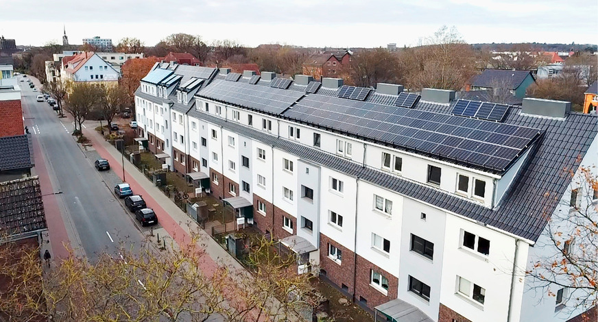 PV-Anlage der Peiner Heimstätte Wohnungsgesellschaft