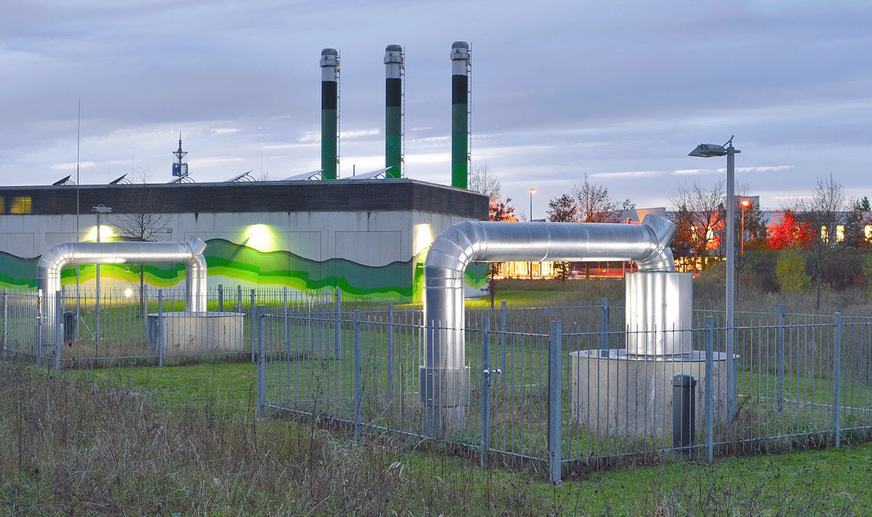München setzt bei Fernwärme unter anderem auf Geothermie. Mittlerweile sind sechs Anlagen im Betrieb – dazu zählt auch diese im Münchner Stadtteil Riem.