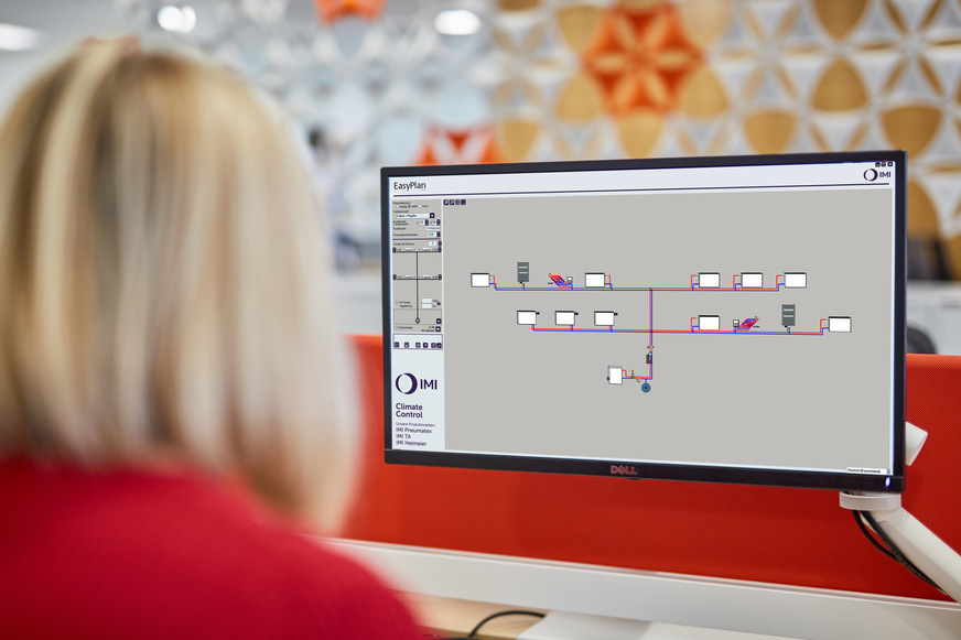 Mit Computerprogrammen wie Easy Plan von IMI können SHK-Fachleute die für den hydraulischen Abgleich notwendige Heizlastberechnung gemäß Verfahren B durchführen.