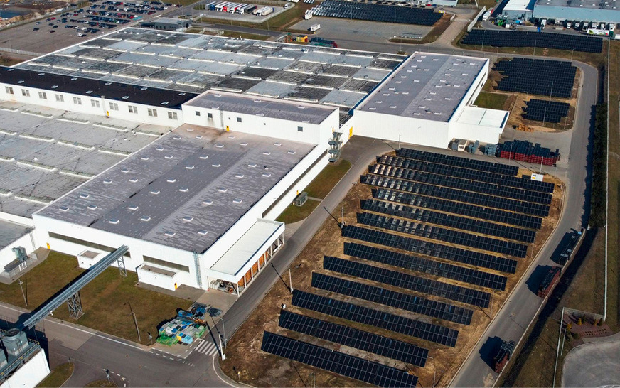 Brachen am Motorenwerk in Tychy wurden für Solarparks genutzt.
