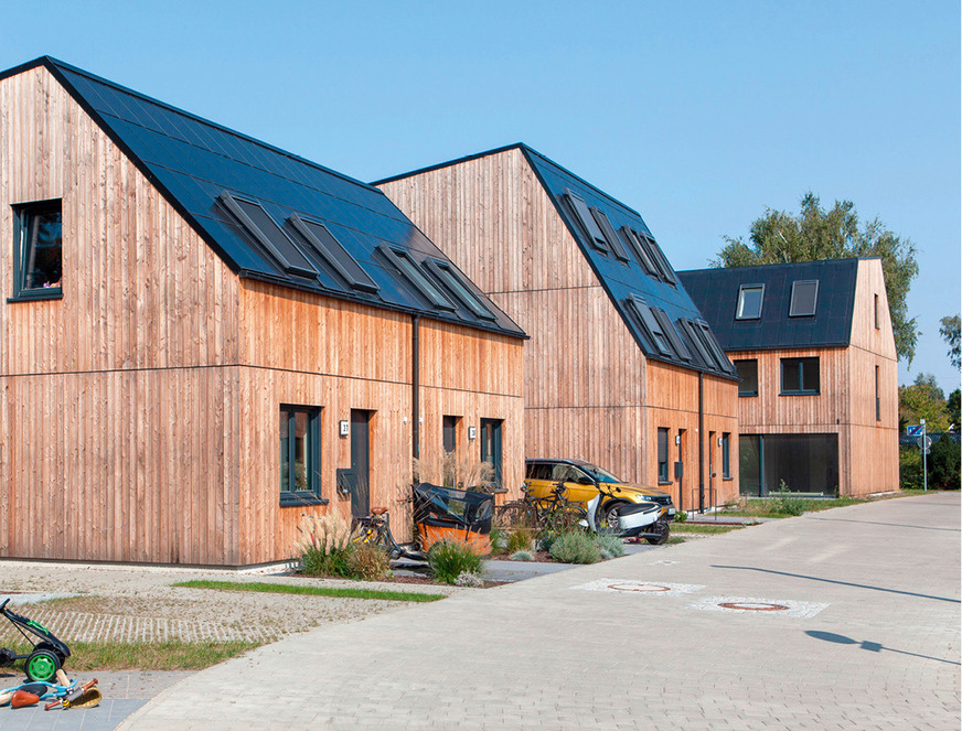 9 Jeder Hauseinheit ist ein Stellplatz zugeteilt – und somit wird das autofreie Quartier zu Makulatur.