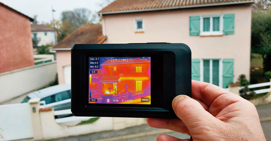 Je höher die IR-Auflösung und die thermische Empfindlichkeit, desto umfassender lassen sich IR-Kameras einsetzen – etwa für die Lokalisierung von Wärmebrücken an Gebäudefassaden.