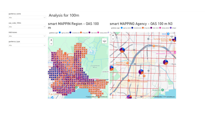 Mit der Zusammenführung von Daten aus unterschiedlichen Quellen können Planer die infrage kommenden Standorte detailliert analysieren.
