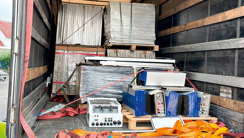 Die Anlagen gehen als Komplettsysteme auf die Reise – ­fertig&nbsp;zur Installation.