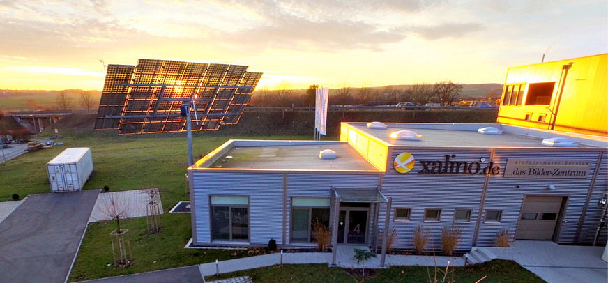 Dieser Tracker bei der ­Firma Xalino in Herrenberg-Gültstein leistet zehn Kilowatt. Er ist mit&nbsp;einem Speicher ­gekoppelt, um den Eigenverbrauch zu maximieren.