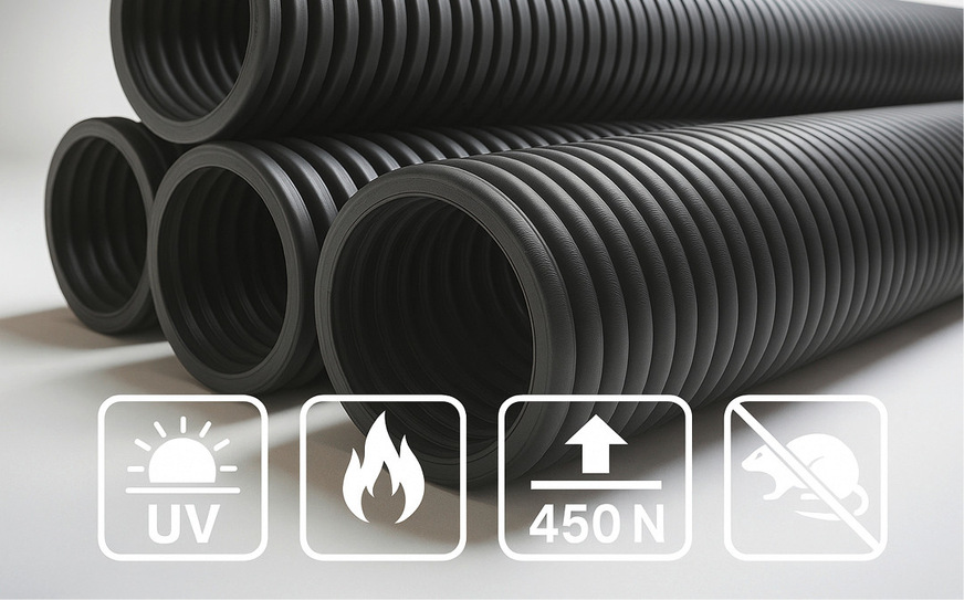 Kabelrohre sind erheblichen Belastungen ausgesetzt.