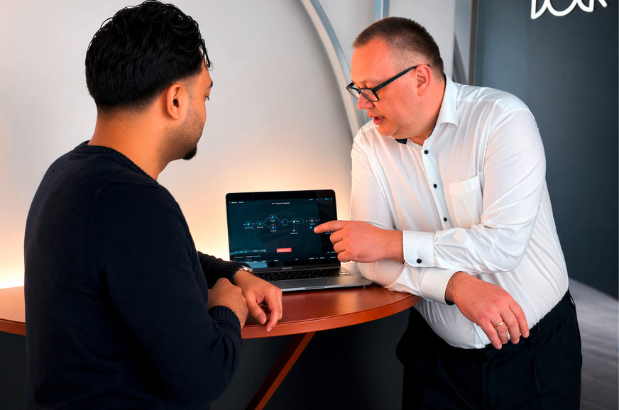 Tabraiz Tahir und David ­Muggli: Klare Prozesse entstehen im ­Dialog.