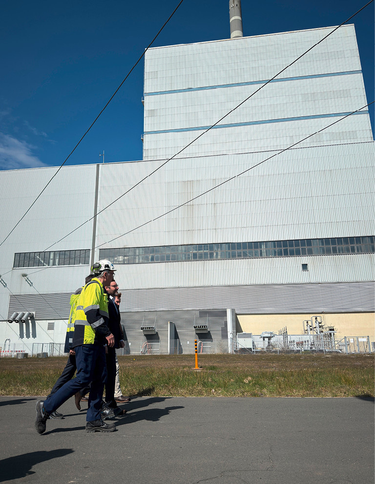 Am selben Standort: ein ehemaliges Kohlekraftwerk
