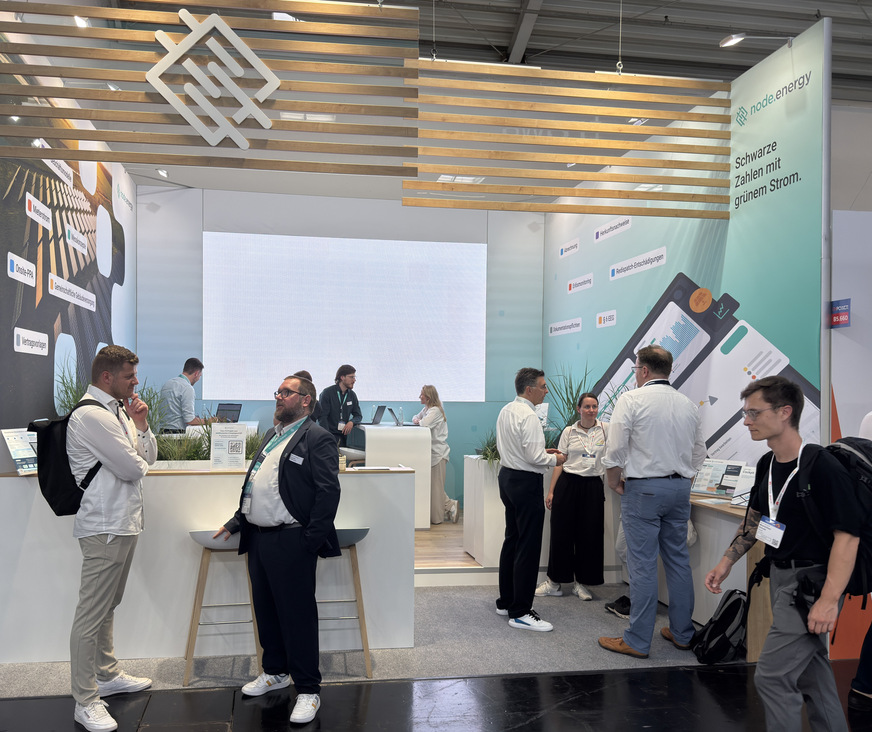 Messestand von Node Energy