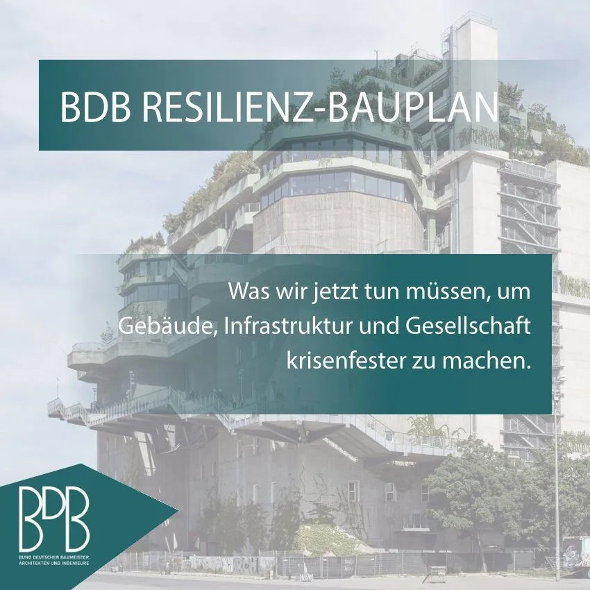 Der BDB reagiert auf die jüngste Hitzekrise mit einem „Resilienz-Bauplan“.